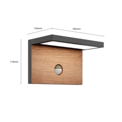 Lignus LED-væglampe, bevægelsessensor^Lucande Sale