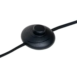 Linnard gulvlampe af jern, 3 lyskilder^Lucande Sale