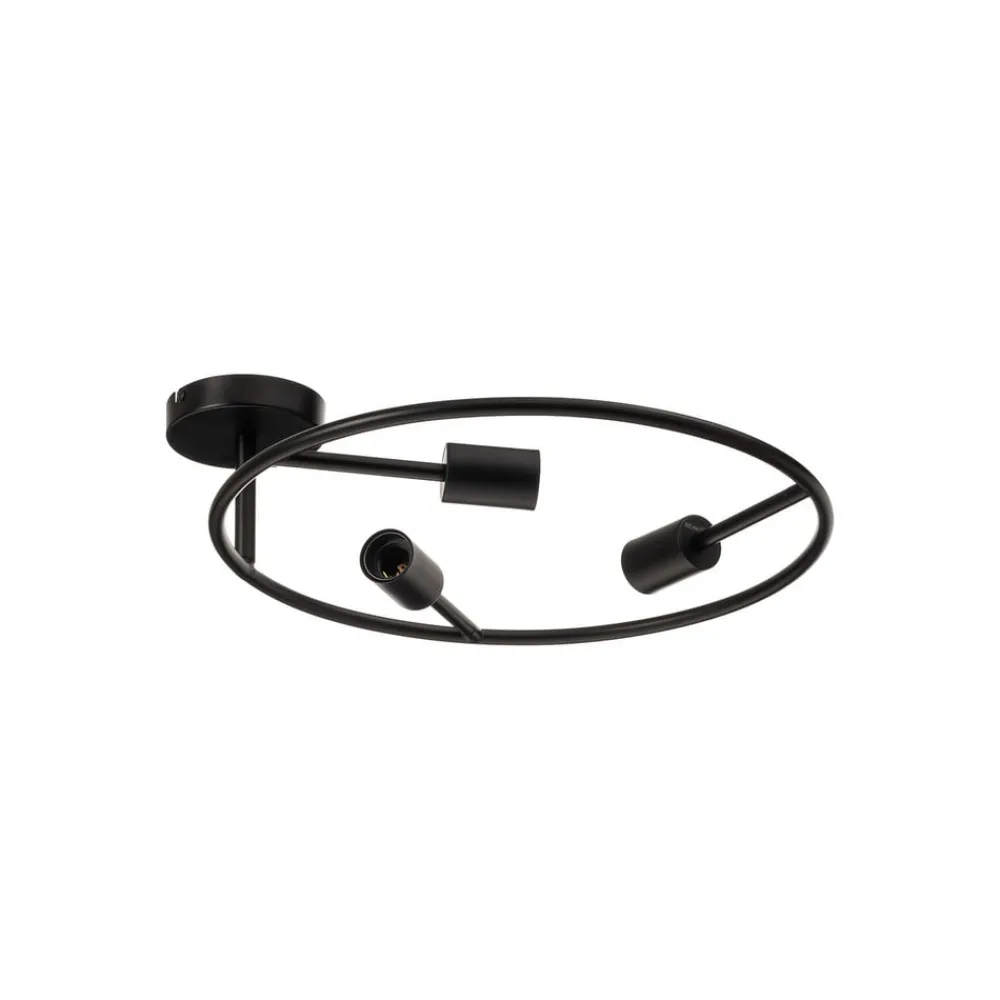 Lucande Loftlamper>Linnard loftlampe af stål, 3 lyskilder