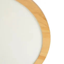 loftlampe Joren, Ø 48 cm, træ, CCT, fjernbetjening^Lucande Clearance