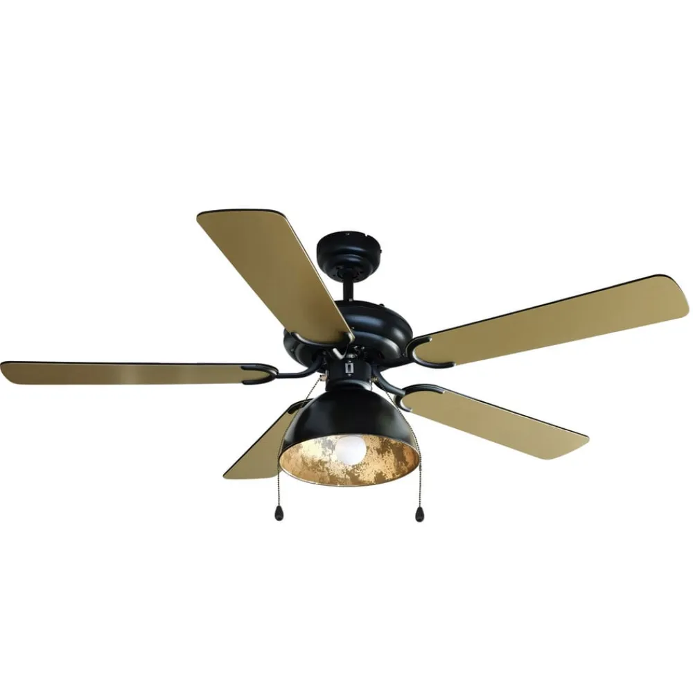 Lucande Loftventilatorer>loftventilator med lys Shamoian, støjsvag, Ø 130 cm