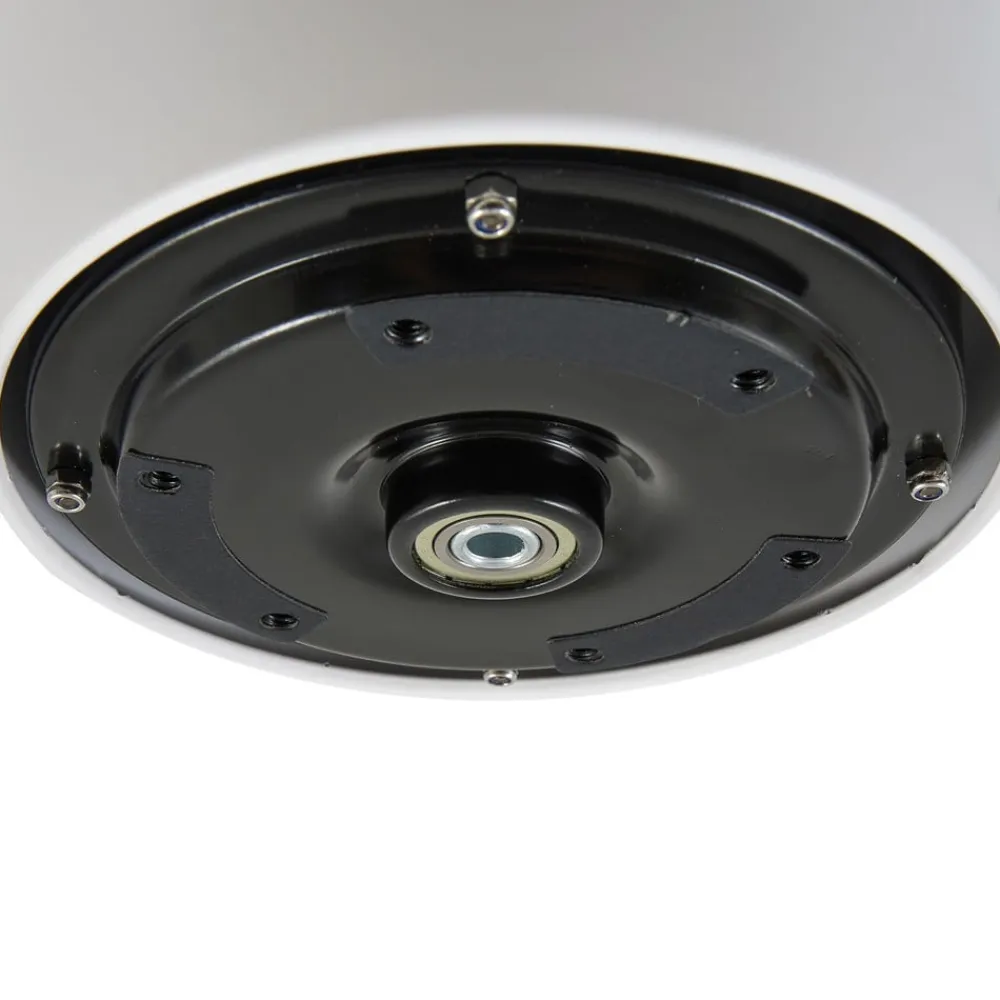 Lucande loftventilator Vindur, hvid/træ, DC, støjsvag