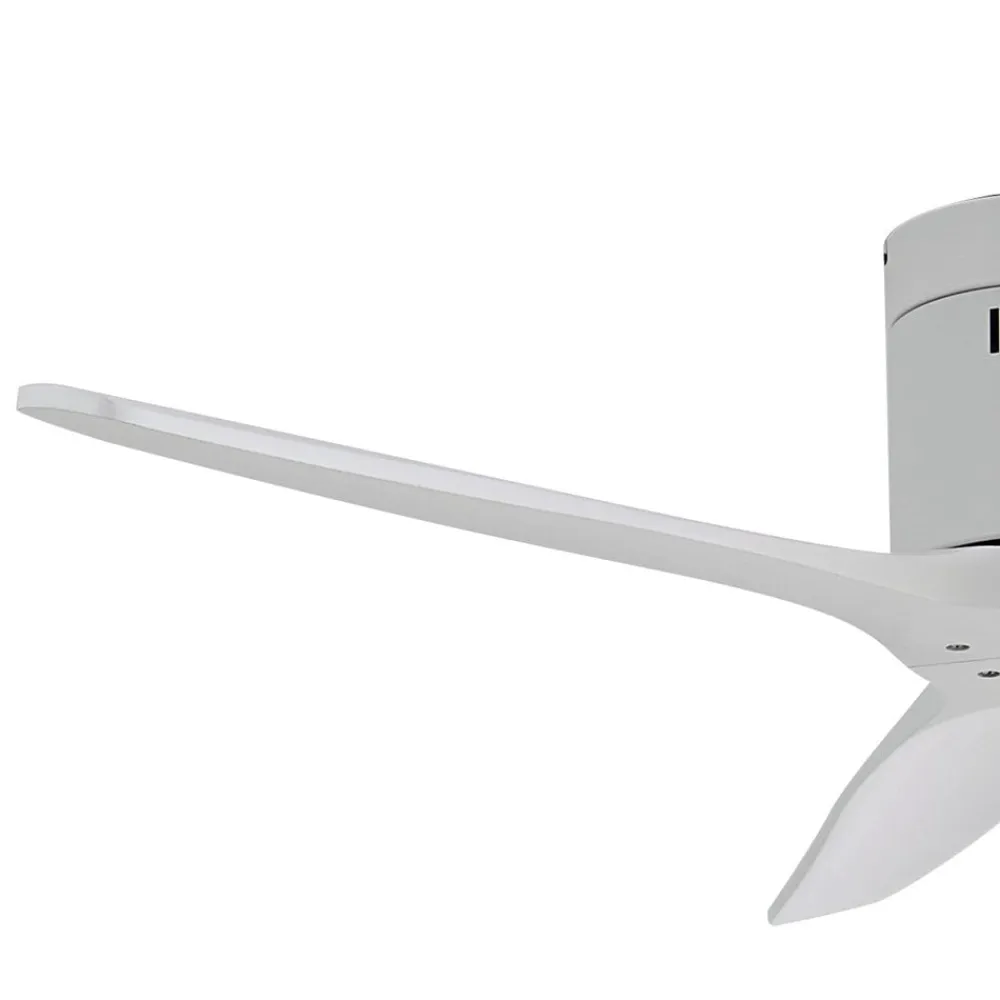 Lucande loftventilator Vindur, hvid, DC, støjsvag, Ø 132 cm