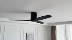 loftventilator Vindur, sort, DC, støjsvag, 132 cm^Lucande Sale