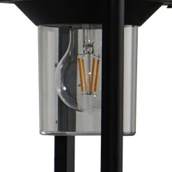 Milanka udendørs væglampe, sort, aluminium, 43 cm^Lucande Sale