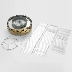 Miraia loftlampe i krystal, guld^Lucande Hot