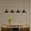 Mostrid hængelampe, sort, 4 lyskilder^Lucande Outlet