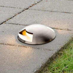 Lucande Terrassebelysning|Nedgravet Udebelysning>nedgravningsspot Helene, Ø 9 cm, aluminium, IP67