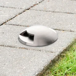 Lucande Terrassebelysning|Nedgravet Udebelysning>nedgravningsspot Helene, Ø 9 cm, aluminium, IP67