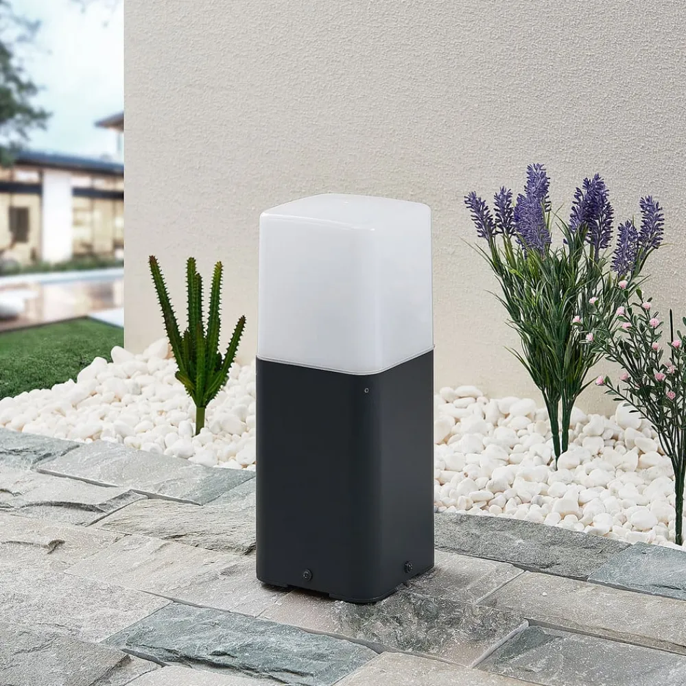 Lucande Sokkellamper>Obuna sokkellampe, højde 30 cm