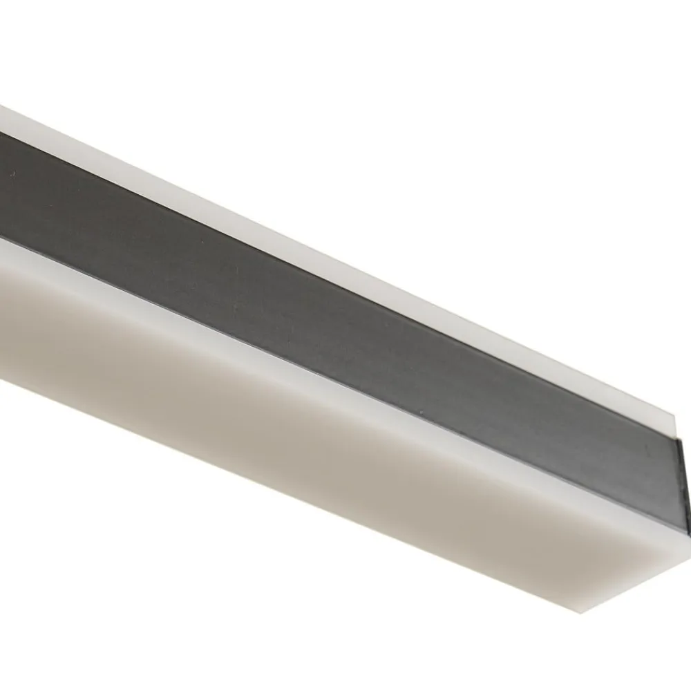Lucande Pendellamper|Pendellamper>Pendolo LED-hængelampe, sort, aluminium, 120 cm