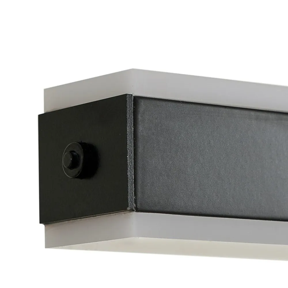 Lucande Pendellamper|Pendellamper>Pendolo LED-hængelampe, sort, aluminium, 120 cm