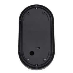 Lucande Serine udendørs væglampe, 27,1 cm, sort, aluminium