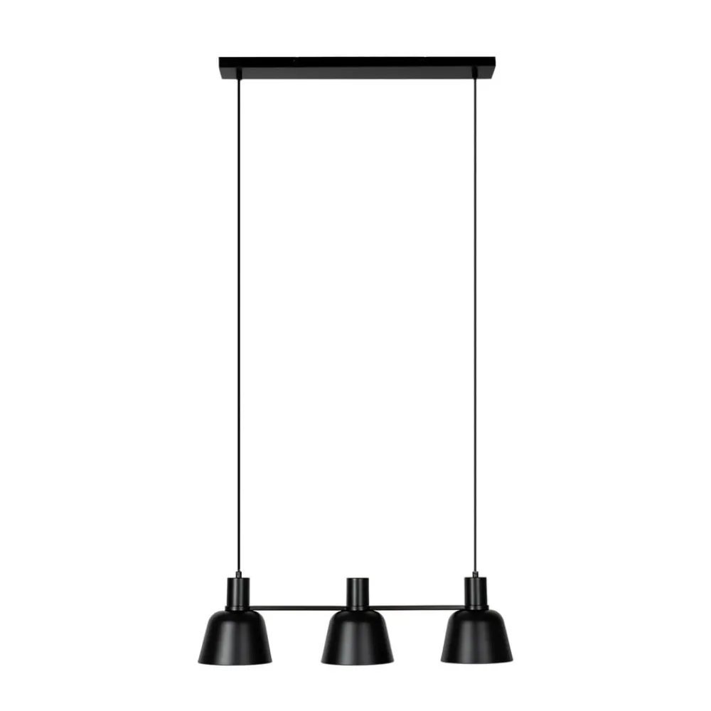 Lucande Pendellamper>Servan hængelampe, sort, 3 lyskilder