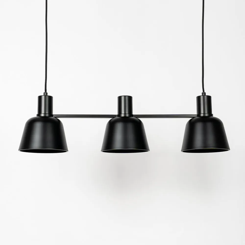 Lucande Pendellamper>Servan hængelampe, sort, 3 lyskilder