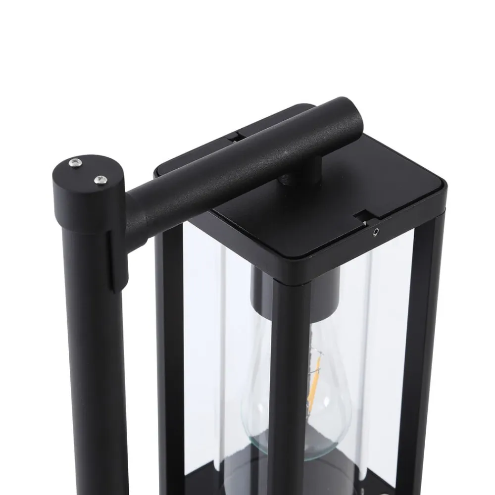 Lucande Gadebelysning>Siveta vejlampe, 100 cm høj, sort, E27, IP65