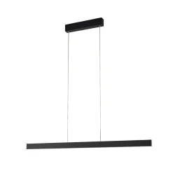 Lucande Smart LED-hængelampe Mylosh, sort, CCT, Tuya