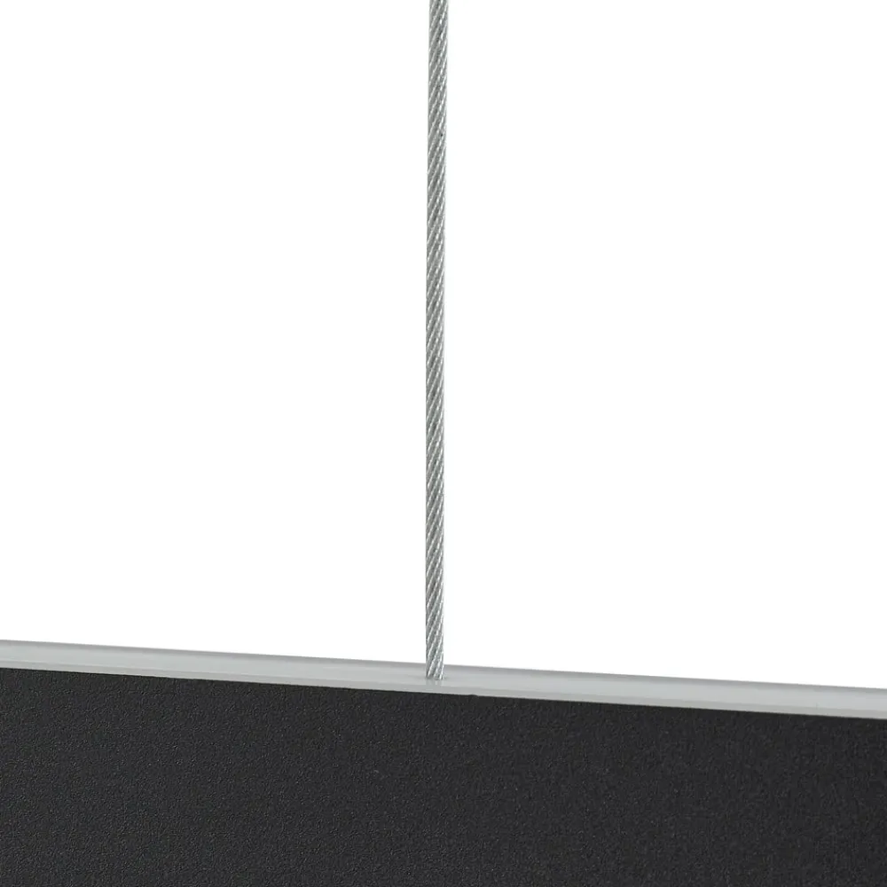 Lucande Smart LED-hængelampe Mylosh, sort, CCT, Tuya