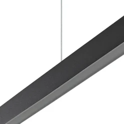 Lucande Smart LED-hængelampe Mylosh, sort, CCT, Tuya