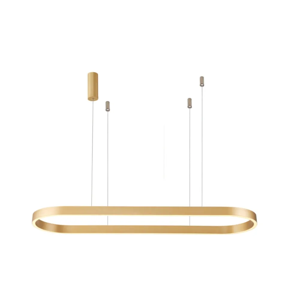 Smart LED-hængelampe Melinay, guld, CCT, Tuya^Lucande Clearance