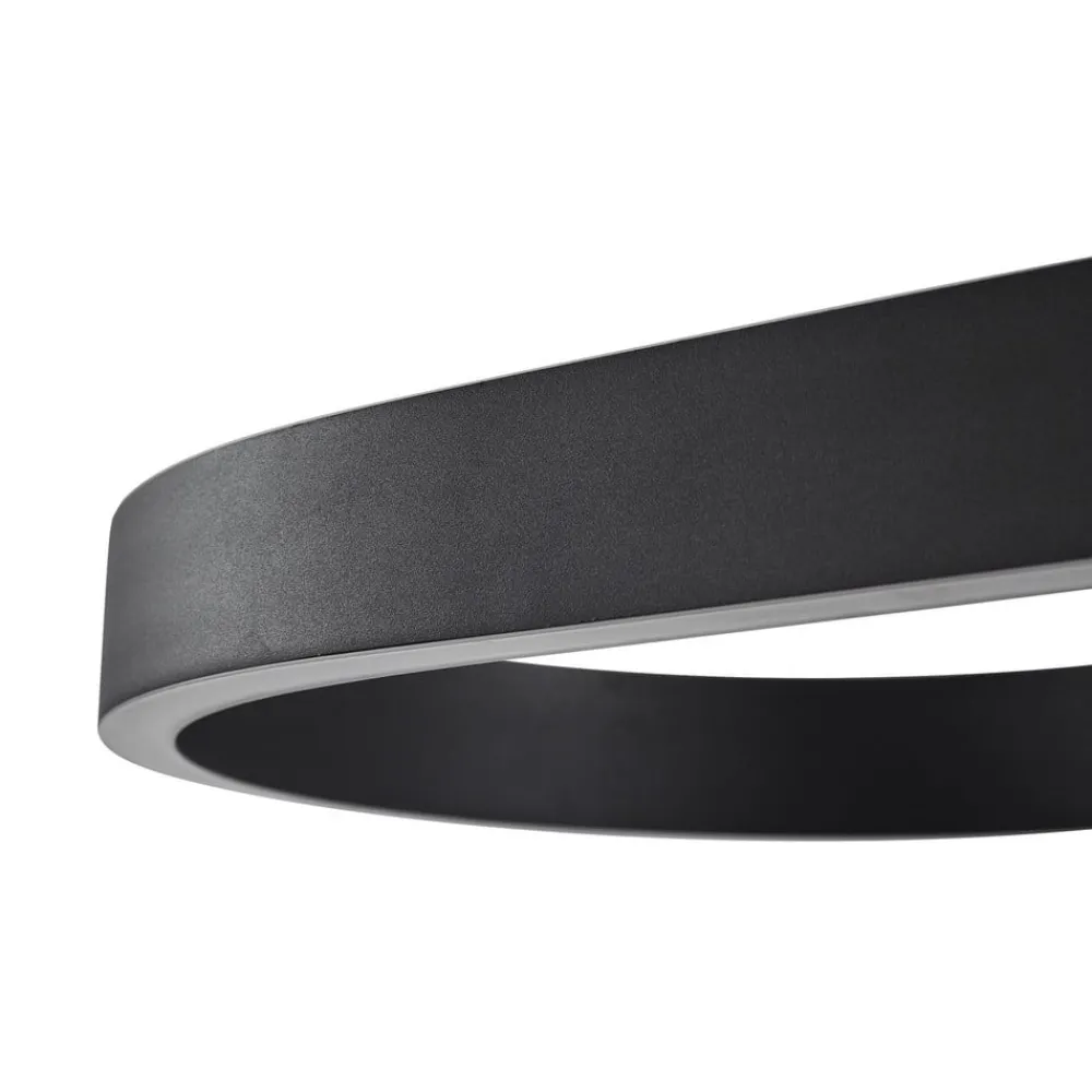 Lucande Pendellamper|Pendellamper>Smart LED-hængelampe Melinay, sort, CCT, Tuya