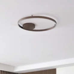 Lucande Gang|Loftlamper>Smart LED-loftslampe Moise, kaffe, CCT, Tuya