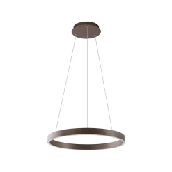 Lucande Smart LED-pendel Yonam, kaffe, 1-lys, Tuya