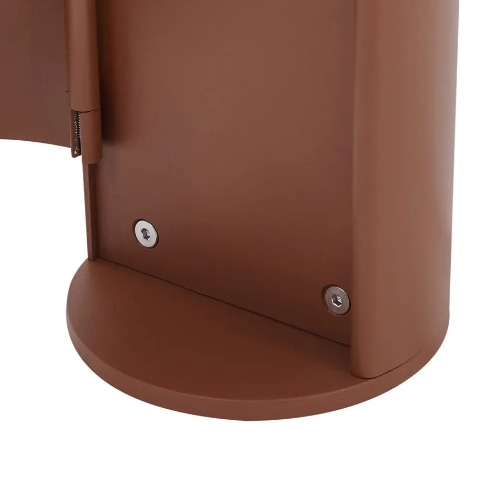 Lucande Gadebelysning Med Sensor|Gadebelysning>sokkellampe Corban, rust, sensor, stikkontakter, IP44