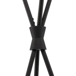 Sotiana gulvlampe, 3 glaskugler, sort^Lucande Sale