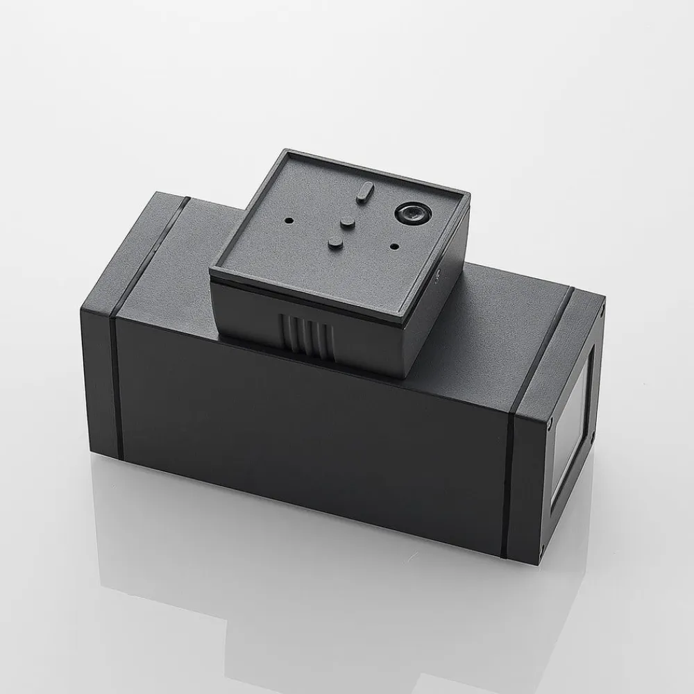 Lucande Stani udendørs væglampe, E27, 2 lyskilder