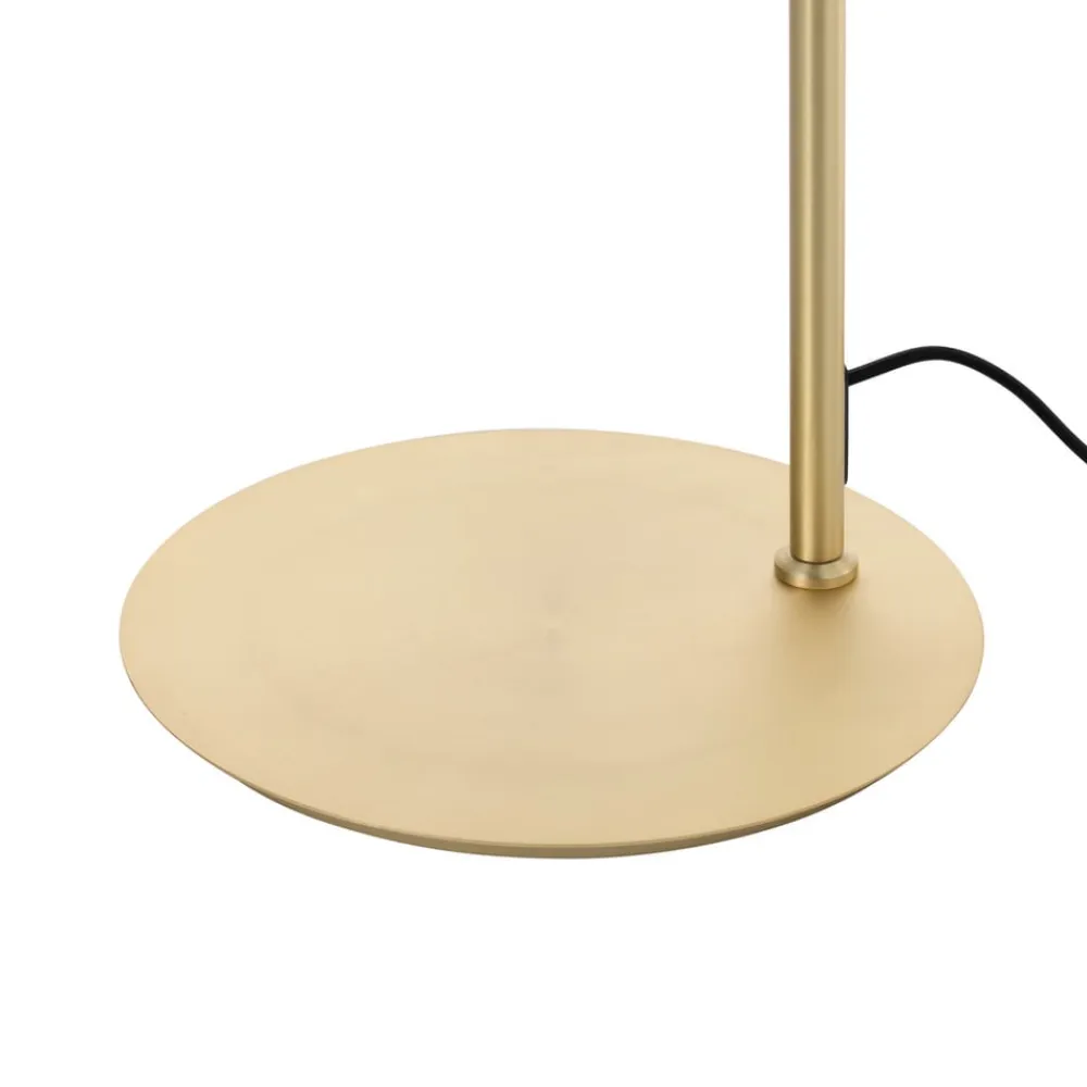 Lucande Gulvlamper|Gulvlamper>Taylan gulvlampe af jern, glasskærm