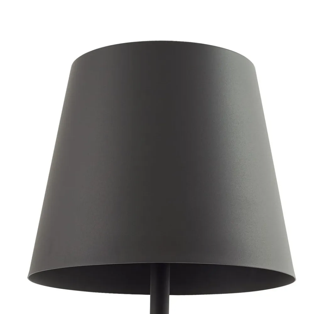 Lucande Terrassebelysning>terrasselampe Andrei, grå, 150 cm høj, IP54, E27