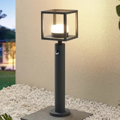 Lucande Timio vejlampe, 60cm, bevægelsessensor, GX53, IP44