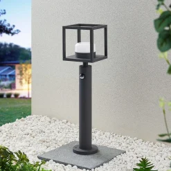 Lucande Timio vejlampe, 60cm, bevægelsessensor, GX53, IP44