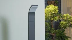 Timm LED-vejlampe, 60 cm, antracit, metal, IP54^Lucande Discount