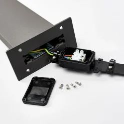 Timm LED-vejlampe, 60 cm, antracit, metal, IP54^Lucande Discount