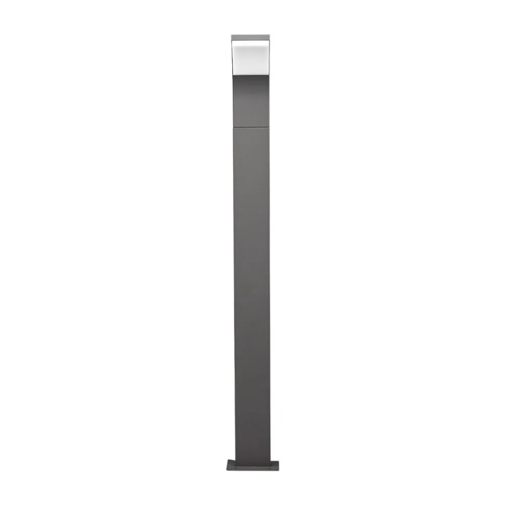 Lucande Timm LED-vejlampe, 100 cm, antracit, metal, IP54