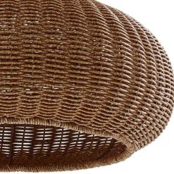 udendørs gulvlampe Taniola, beige, rattan, 195 cm, IP44^Lucande Hot