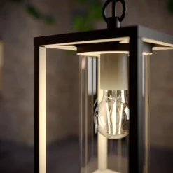 Lucande udendørs hængelampe Ferda, 25 cm, antracit, IP44