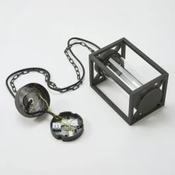 Lucande udendørs hængelampe Ferda, 25 cm, antracit, IP44