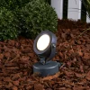 Lucande Terrassebelysning|Udendørs Spot>udendørs LED-spot Gavin, 33 cm, antracit, aluminium