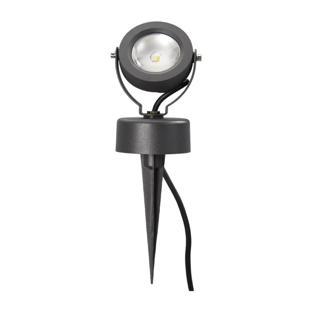 Lucande Terrassebelysning|Udendørs Spot>udendørs LED-spot Gavin, 33 cm, antracit, aluminium