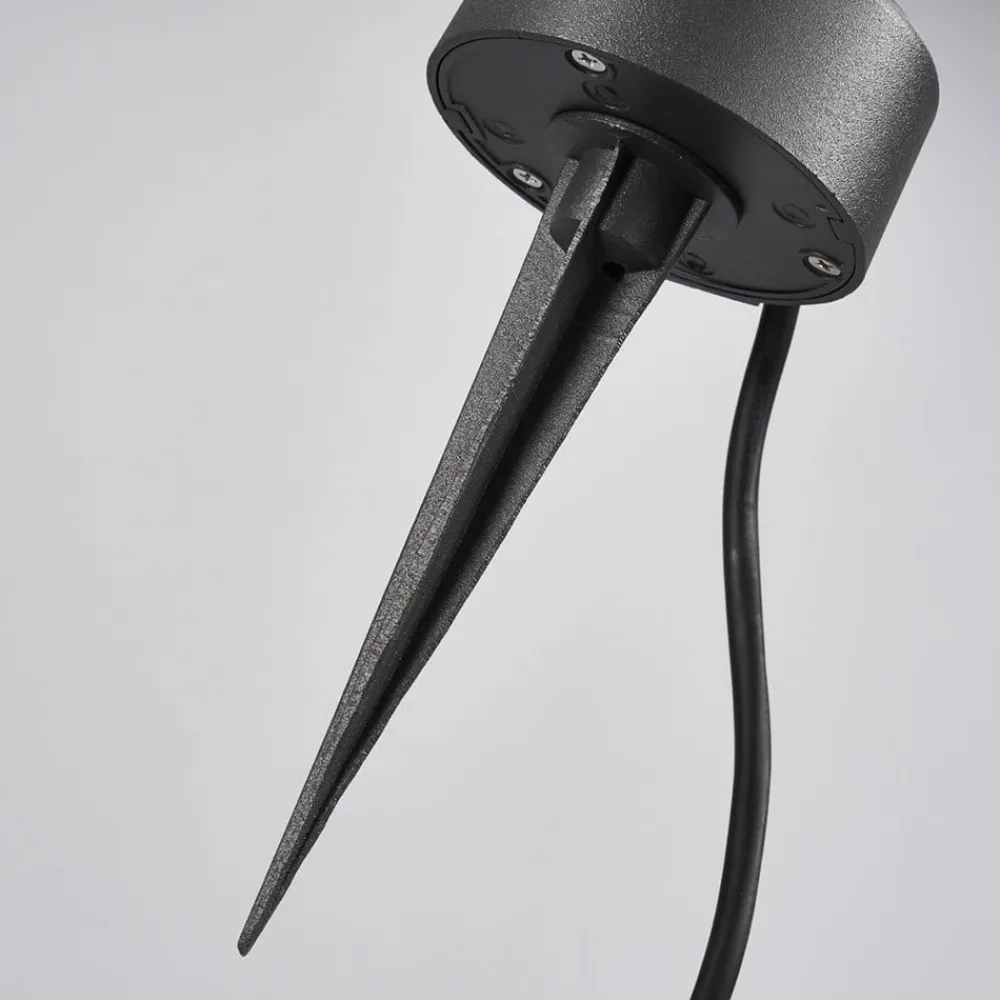 Lucande Terrassebelysning|Udendørs Spot>udendørs LED-spot Gavin, 33 cm, antracit, aluminium