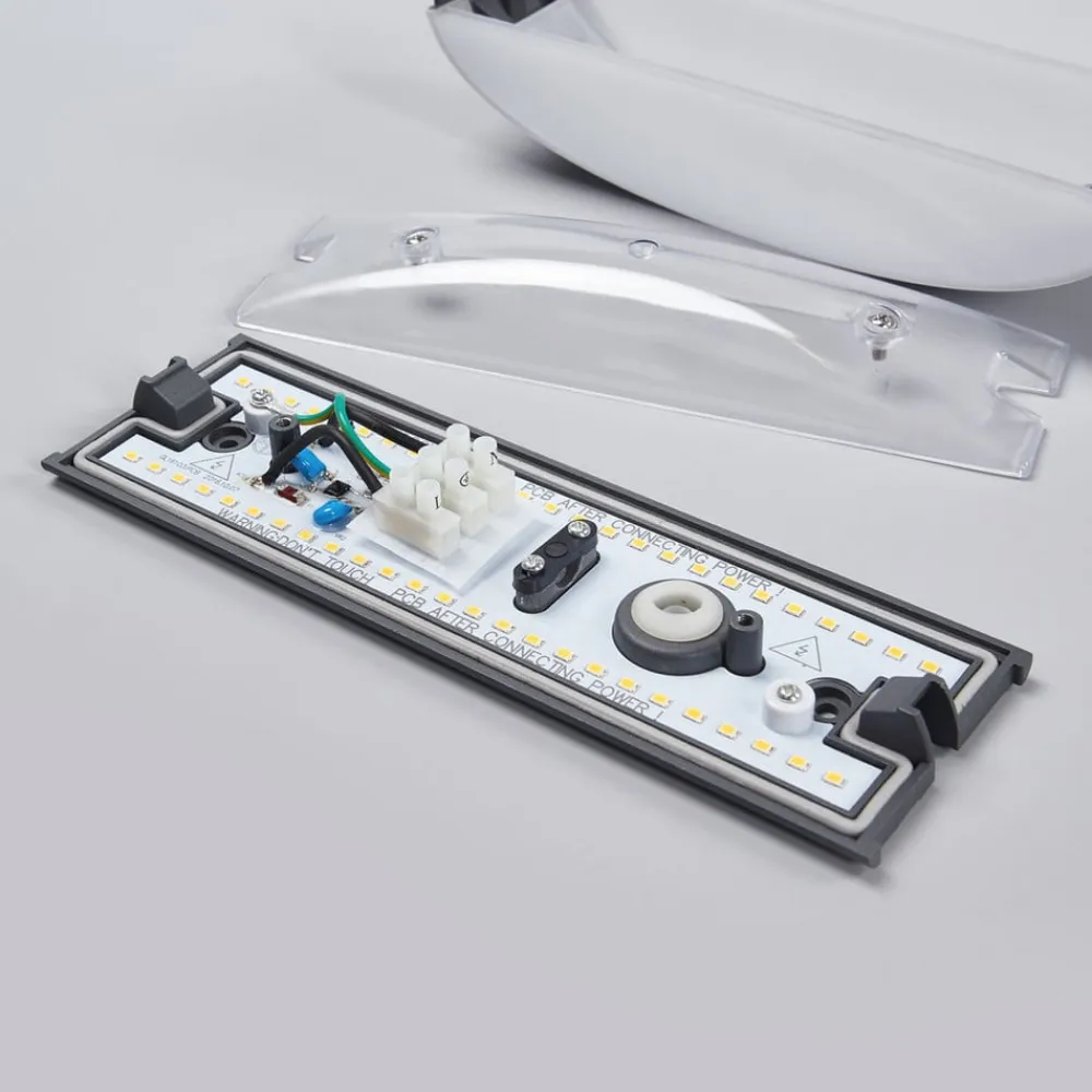 udendørs LED-væglampe Akira, antracit, metal, 23 cm^Lucande New