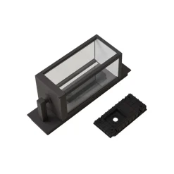 Lucande udendørs LED-væglampe Ferdinand, grå, metal, 38 cm