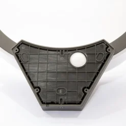 Lucande udendørs LED-væglampe Halv, sensor, antracit, IP54