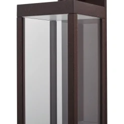 udendørs LED-væglampe Ferdinand, rust, sensor, IP54^Lucande New