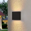 udendørs LED-væglampe Trixy, antracit, metal, IP54^Lucande Discount