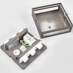 udendørs LED-væglampe Trixy, antracit, metal, IP54^Lucande Discount