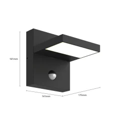 Lucande Væglampe Med Sensor|Terrassebelysning><noscript><img width=